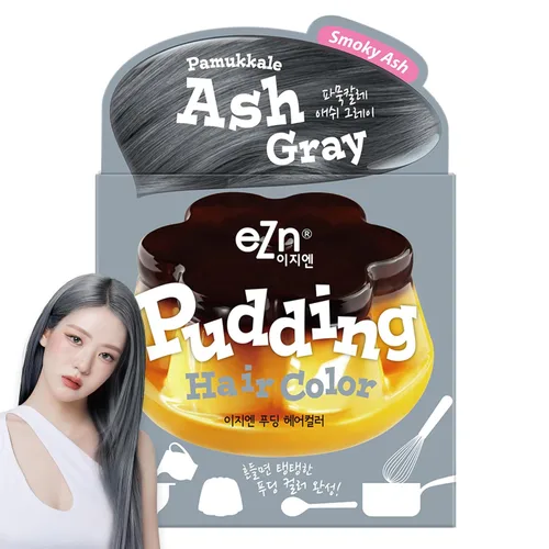 Vista 31 de eZn Tinte para el cabello con pudín (beige ceniza) - Tinte coreano