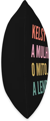 Vista 2 de Funny Portuguese First Name Design - Kelsy Throw Pillow