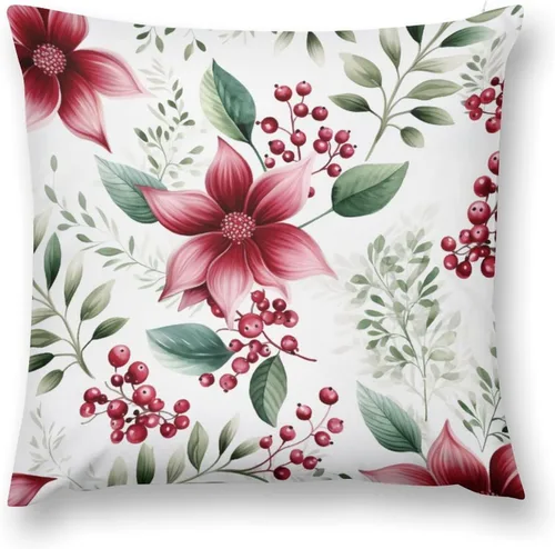 Vista 9 de Almohadas decorativas para sofá, perro, cachorro, decoradas con luces de Papá Noel, regalo para amantes de los perros, funda de cojín para sofá al