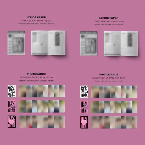 Vista 4 de dreamus [Regalo Aladin] Stray Kids [MAXIDENT ] SET DE EDICIÓN ESTÁNDAR + Álbum EDICIÓN