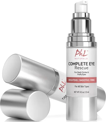 Vista 3 de Tratamiento de ojeras para debajo de los ojos, combate la hinchazón, las arrugas y las bolsas, gel natural iluminador de ojos para debajo