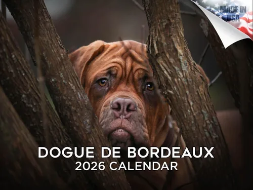 Vista 129 de Calendario de Lebrel Afgano 2025 2026, calendario mensual de pared de raza canina, 12" x 18" abierto, papel grueso sin traspaso, ideal para regalo