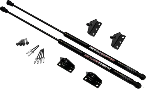 Vista 2 de Redline Tuning 21-11020-02 Sistema de capó QuickLIFT Plus compatible con Ford Ranger 1993-2011 (todos los componentes negros) Compatible con Ford