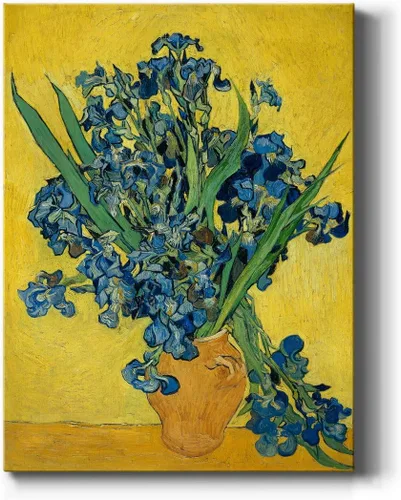 Vista 26 de Renditions Gallery Vincent Van Gogh Impreso Flores de almendra, famosa reproducción de pintura, lienzo de alta calidad envuelto en galería, listo