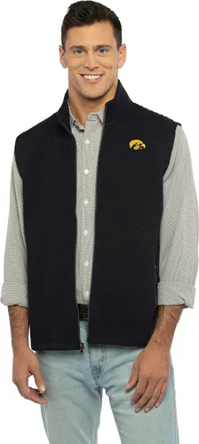 Vista 86 de Vantage Apparel Chaleco Acolchado con Cremallera Completa Universitario para Hombre