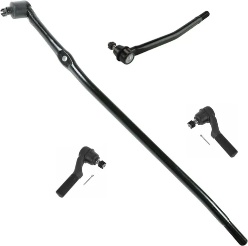 Vista 285 de TRQ Kit de dirección delantera con barra de acoplamiento de fuelle de piñón y cremallera compatible con Toyota Echo 2000-2005