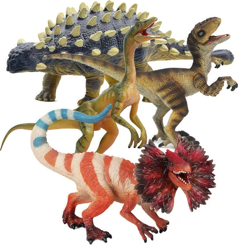 Vista 8 de Gemini & Genius Anquilosaurio Juguetes de Dinosaurio, Figura de Anquilosaurio Ankylosaurus-1pc