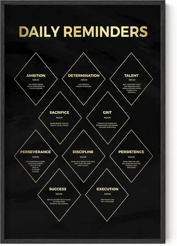 Vista 85 de HAUS AND HUES Pósteres de dinero para hombres – Pósteres motivacionales para oficina, arte de pared de monopolio, carteles inspiradores y en el 1