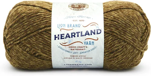 Vista 69 de Lion Brand Yarn Heartland Yarn, Hilo de Peso Medio para Tejer, Ganchillo y Manualidades, 1 Paquete, Great Smoky Mountains Grandes Montañas Humeantes