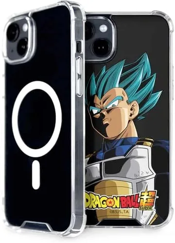 Vista 7 de Skinit Funda para teléfono compatible con MagSafe iPhone 15, diseño oficial de Dragon Ball Super Goku
