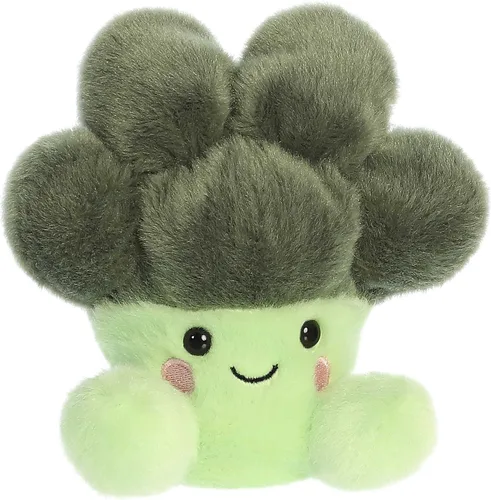 Vista 2 de Aurora® Adorable Palm Pals™ Luigi Broccoli™ - Divertido peluche coleccionable para niños y adultos coleccionistas, perfecto para decorar