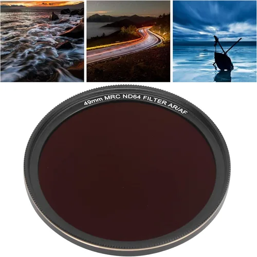 Vista 2 de Filtro de lente de atenuación ND MRC ND64 con revestimiento multicapa para SLR sin espejo de densidad neutra Kit de filtro de fotografía Filtros