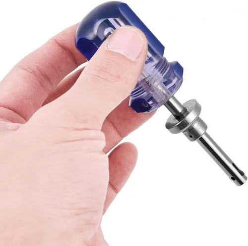 Vista 6 de Cable TV Terminator Tool 4 pulgadas+7 pulgadas CATV Cable bloqueo y desbloqueo Terminator Tool 75Ohm Cable TV antirrobo llave de bloqueo para cajas