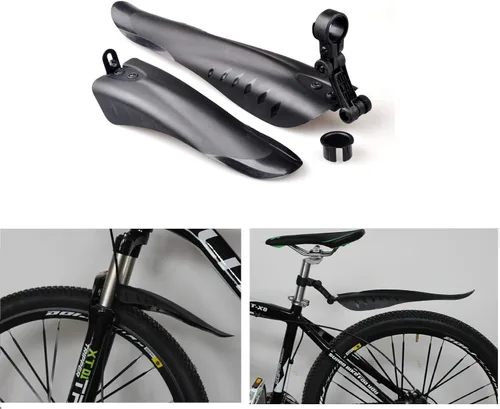 Vista 2 de BlueSunshine - Guardabarros ajustables estilo cola de milano para bicicleta, bicicleta, bicicleta delantera/trasera, guardabarros, guardabarros