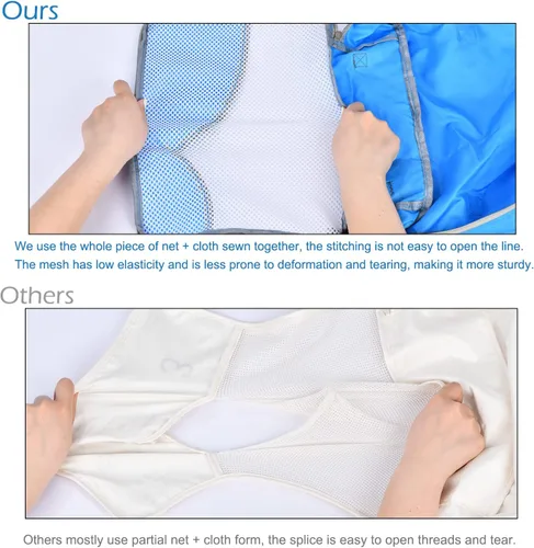 Vista 5 de Juego de 8 cubos de embalaje para viaje (L, M, S, XS), juego organizador de maletas para accesorios de viaje, artículos esenciales de viaje, bolsas
