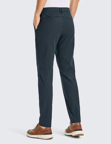 Vista 2 de CRZ YOGA Pantalones de golf cómodos para todo el día, tallas 303234 pulgadas de hombre, secado rápido, ligeros, con bolsillos, casuales