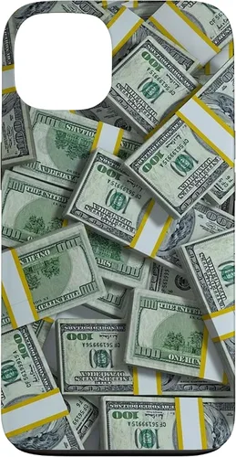 Vista 7 de Pile Money Finance Currency 100 Dollar Stacks Bill s Success Case para iPhone 17
