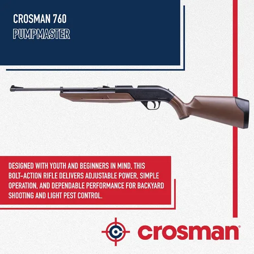 Vista 3 de Rifle monotiro/repetidor de Crosman 760, modelo Pumper Master BB, -1