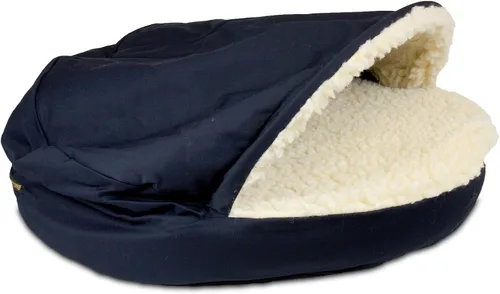 Vista 34 de Snoozer Cama Ortopédica de Lujo Estilo Cueva para Mascotas, Pequeña, Antracita For small sized pets, Removable washable cover, Calming covered dog