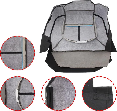 Vista 3 de Carbhub Cubierta de asiento de cuero de microfibra para Ford F250 F350 2011 2012 2013 2014 2015 2016