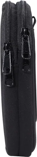 Vista 4 de Funda universal de neopreno de doble capa para teléfono celular, funda con cierre para cinturón para iPhone 17 16 15 14 13 12 11 Pro Max Samsung