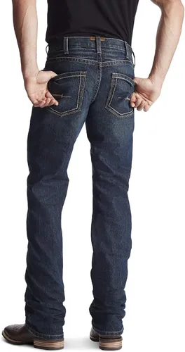 Vista 3 de ARIAT Pantalón de pierna recta Rebar M5 Durastretch de sarga lavada para hombre