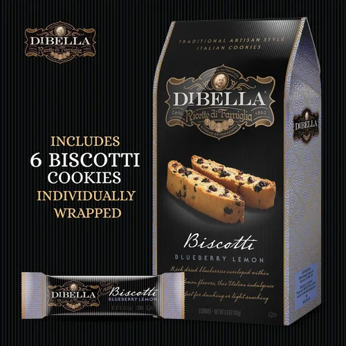 Vista 5 de Dibella - Galletas gourmet de rico sabor, exterior crujiente e interior suave, clásico biscotti italiano cantuccini