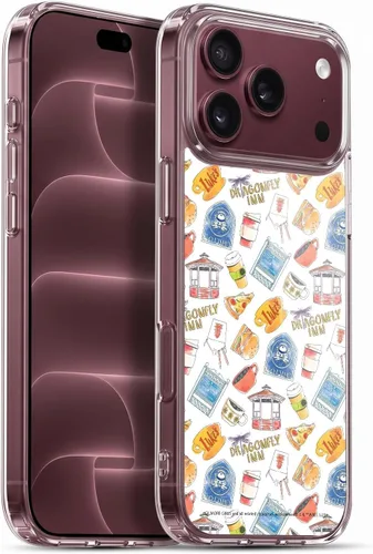 Vista 167 de Head Case Designs Gilmore - Funda negra a prueba de golpes con diseño de dibujos animados para niñas con licencia