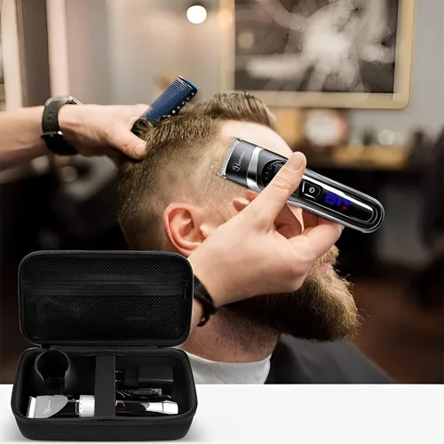 Vista 7 de AMSAMOTION Funda de viaje para Braun MGK3 BT5 BT7 Series Trimmer MGK3335 MGK3221 MGK3245 BT3221 BT5260 BT3240 BT5265 BT7240 Recortadora de barba