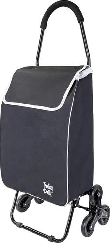 Vista 7 de dbest products - Carro de mano Trolley Dolly Compacto con bolsillos – Carrito de compras plegable con ruedas – Carro rodante de uso múltiple