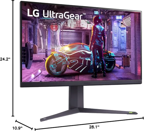 Vista 14 de LG Ultragear FHD - Monitor para juegos de 32 pulgadas 32GN50R, VA 5ms (GtG) con compatibilidad HDR 10, NVIDIA G-SYNC y AMD FreeSync Premium, 165Hz