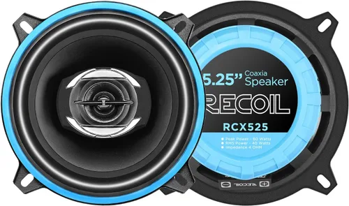 Vista 9 de RECOIL RCX4 Echo Series Sistema de altavoces coaxiales de audio para automóvil de 4 pulgadas
