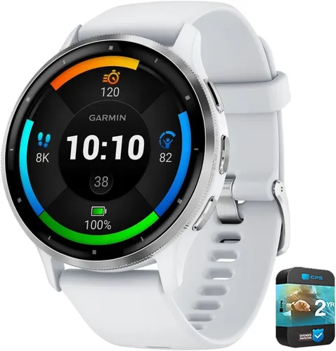 Vista 11 de Garmin 010-N2785-04 Venu 3S Fitness GPS Smartwatch Bisel dorado con caja marfil 1.614 in (renovado) Paquete con 2 años CPS Paquete de protección