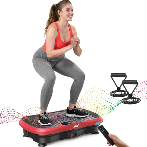 Vista 21 de AXV Vibration Plate Exercise Machine Fitness Platform Body Vibrating Board ARK.ROSA