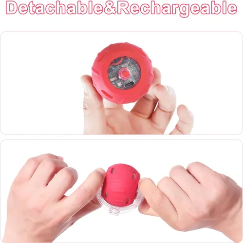 Vista 6 de Juguetes interactivos para gatos con bola de rodadura rápida en túnel para gatos – Bola activada por movimiento en túnel de enriquecimiento, juego