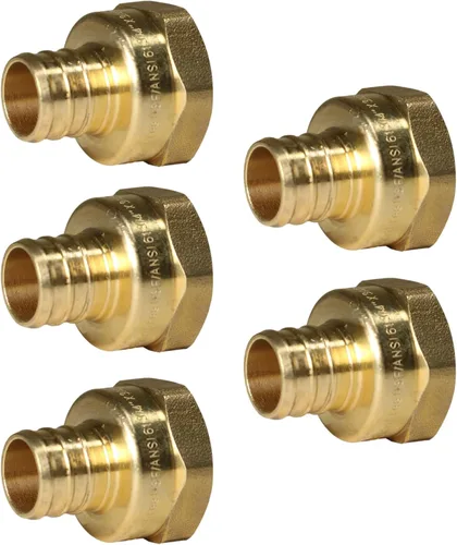 Vista 12 de XFITTING 1 pulgada Pex x 1 pulgada Adaptador Femenino NPT, 23-4-3=2X, 2 Piezas