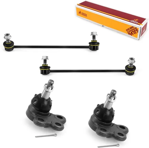 Vista 288 de Metrix Premium Chassis Parts - Juego de 4 piezas de articulación de rótula superior y barra estabilizadora delantera para Ford Ranger RWD 1998-2011