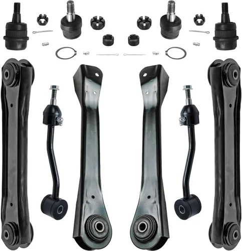 Vista 667 de Detroit Axle - Kit de suspensión frontal de 10 piezas para Dodge Avenger 2008-2014, Chrysler Sebring 2007-2010, 2 brazos de control inferiores, 2