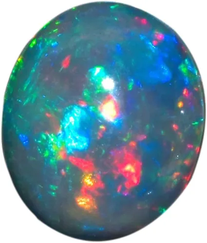 Vista 9 de Ópalo etíope en cabujón, cristal de curación de piedra preciosa, joyería de manualidades DIY, piedra natal de octubre, suministros sueltos, regalos