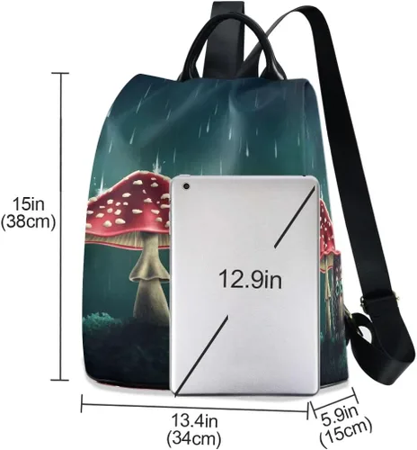 Vista 3 de ALAZA Mochila antirrobo para mujer, bolso de moda para hombro, multicolor12, Viajar