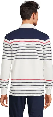 Vista 2 de Lands' End mens Long Sleeve Rugby Shirt