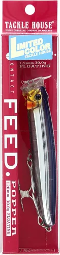 Vista 85 de TACKLE HOUSE Feed Popper 175, Señuelos de pesca de atún de agua salada, Topwater, GT, Bonito, Yellowtail, Yellowfin, Atún rojo, flotante