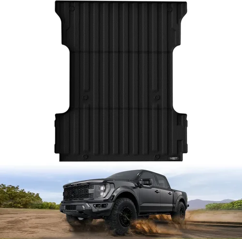 Vista 28 de LASFIT Tapete para caja de camioneta para Ford F250 F350 F450 2009-2016 de 6.75 pies Super Duty 81.9 pulgadas