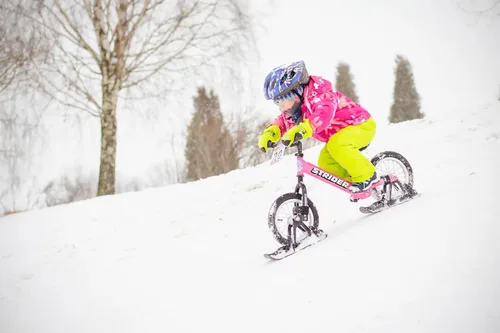 Vista 6 de Strider Juego de esquís de nieve de 12 pulgadas, convierte la bicicleta