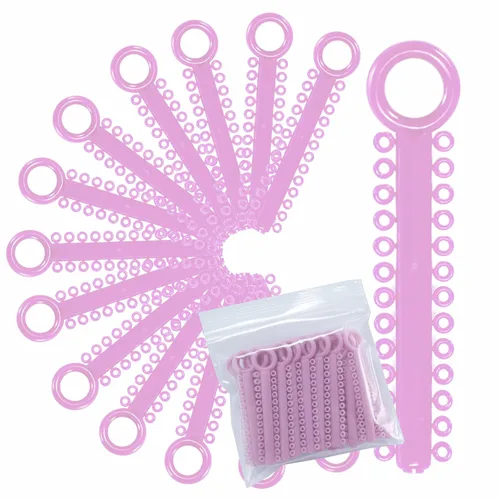 Vista 14 de 1040 Power Sticks Ligaduras Ataduras de ligadura ortodóntica O-Ties, Bandas elásticas de ligadura, Ataduras elásticas Anillos en O Bandas elásticas