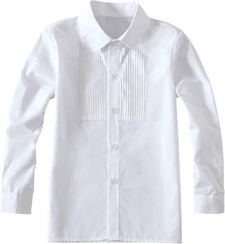 Vista 5 de YuanLu Conjunto de traje formal de 4 piezas para niños con chaleco y pantalones de vestir y corbata, Negro