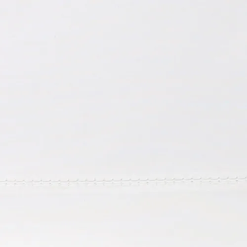 Vista 4 de Vera Wang - Sábanas tamaño Queen, juego de ropa de cama de percal de algodón, elementos esenciales para habitación (blanco, Queen)