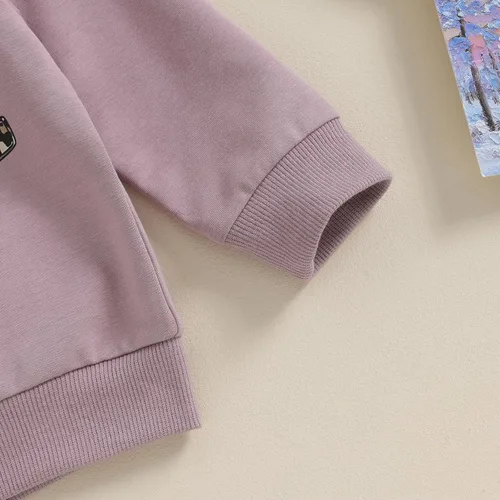 Vista 10 de GOOCHEER Conjunto de ropa de manga larga para niña pequeña, camisa y pantalones para niña, conjunto de ropa de primavera, otoño e invierno