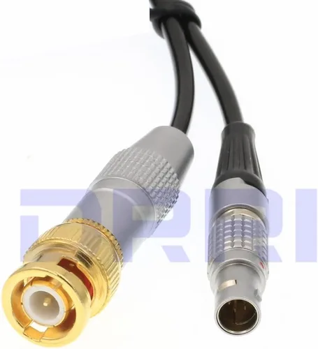 Vista 3 de Grabación Ambiental BNC a 5 pin macho Cable en espiral Cable de código de tiempo para ARRI Alexa/dispositivos de sonido (cable enrollado)