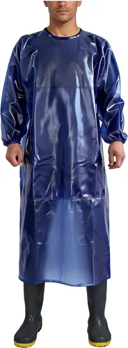 Vista 12 de SUJAN Traje Antisalpicaduras Delantal Impermeable Resistente a Químicos, Mono de PVC de Manga Larga Splash suit, chemical resistant smock, safety